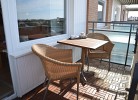 Möblierter Balkon
