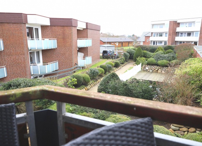 Blick vom Balkon / Schlafzimmer