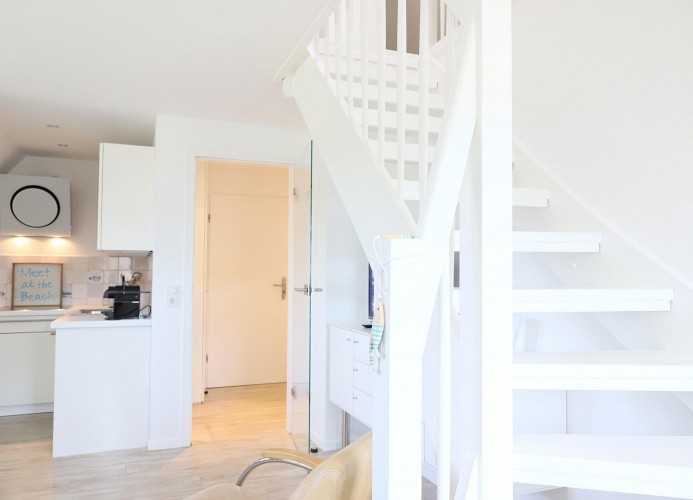 Treppe zum zweiten Schlafzimmer im OG