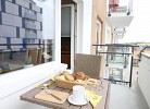 Frühstück auf den Balkon